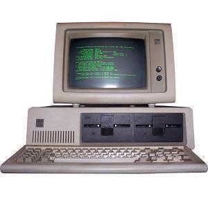 IBM Dual 5-Inch Floppy Green Monitor PC