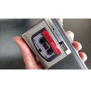 Sony Mini Cassette Recorder Silver
