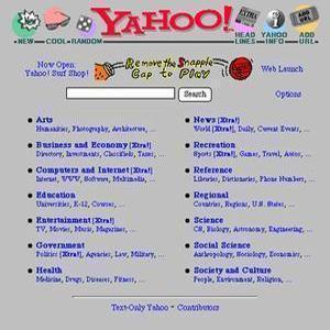 Yahoo Homepage 1995