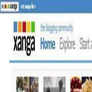 Xanga Blogging Platform Screenshot