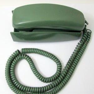Green Trimline Telephone
